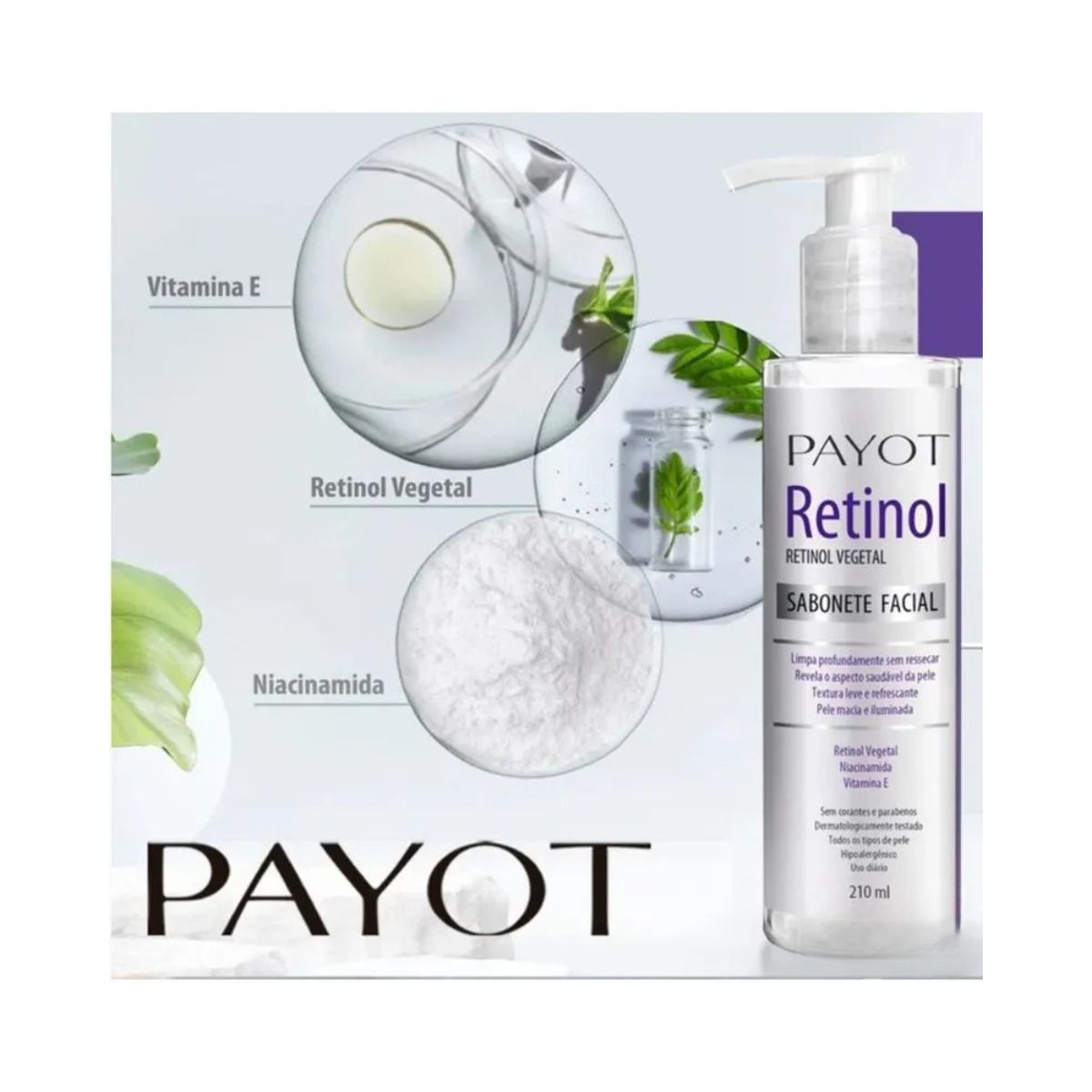 SABONETE FACIAL RETINOL PAYOT 210ML