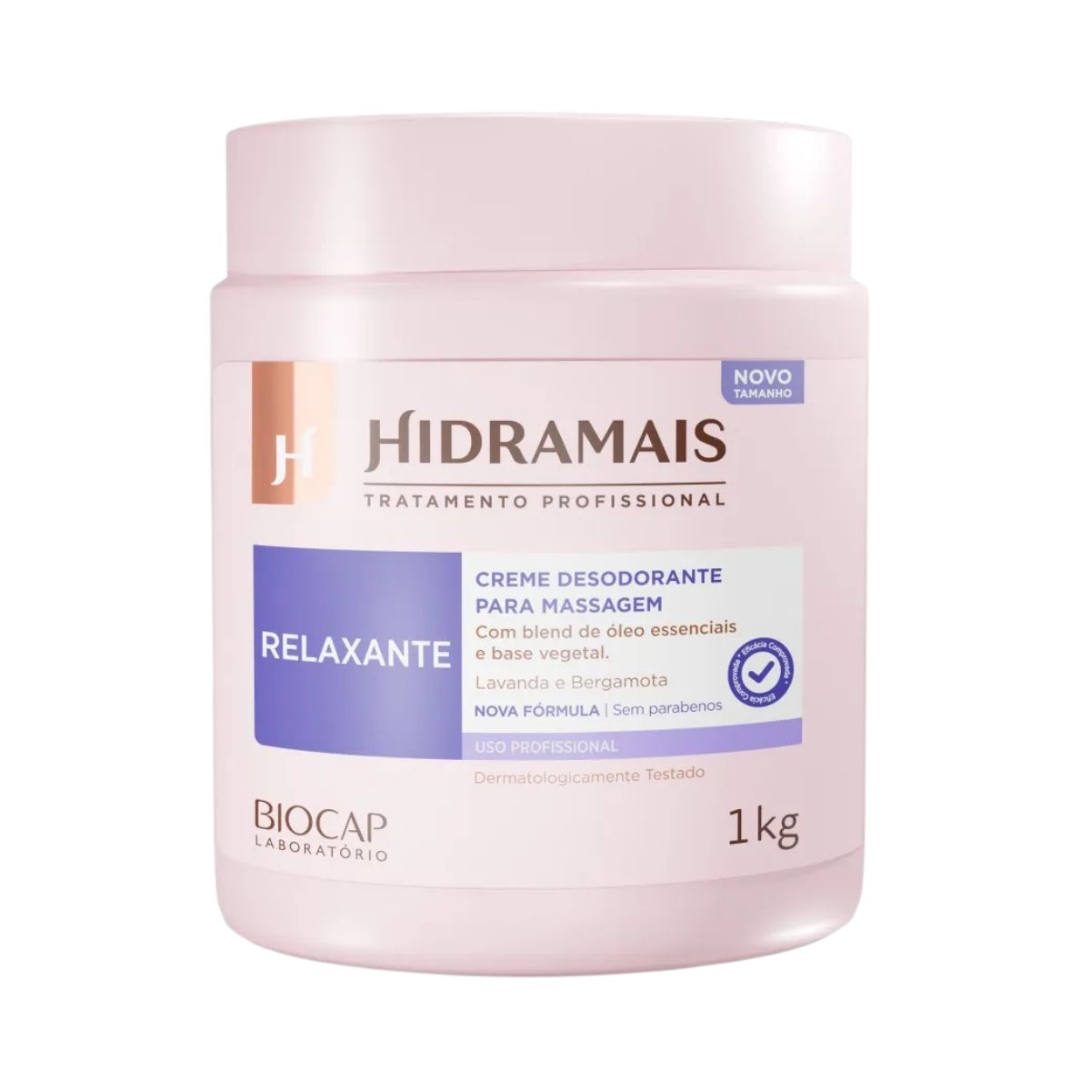 CREME PARA MASSAGEM RELAXANTE LAVANDA E BERGAMOTA HIDRAMAIS PROFISSIONAL 1KG