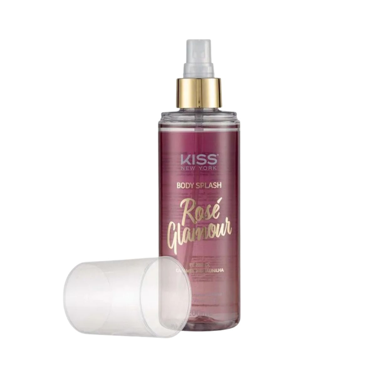 BODY SPLASH ROSE GLAMOUR - KISS NEW YORK 200ML