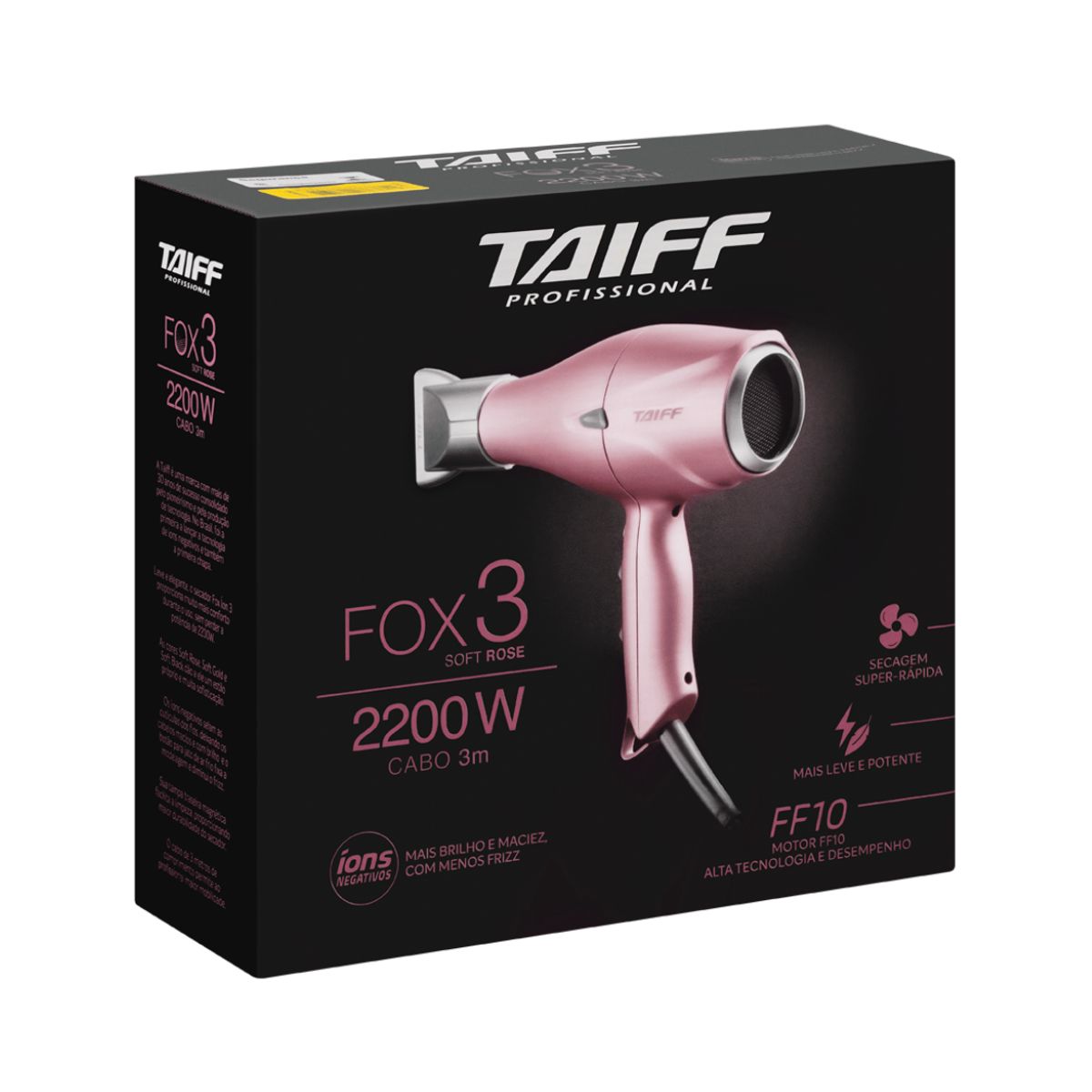 SECADOR FOX 3 ION ROSE 2200W TAIFF 127V