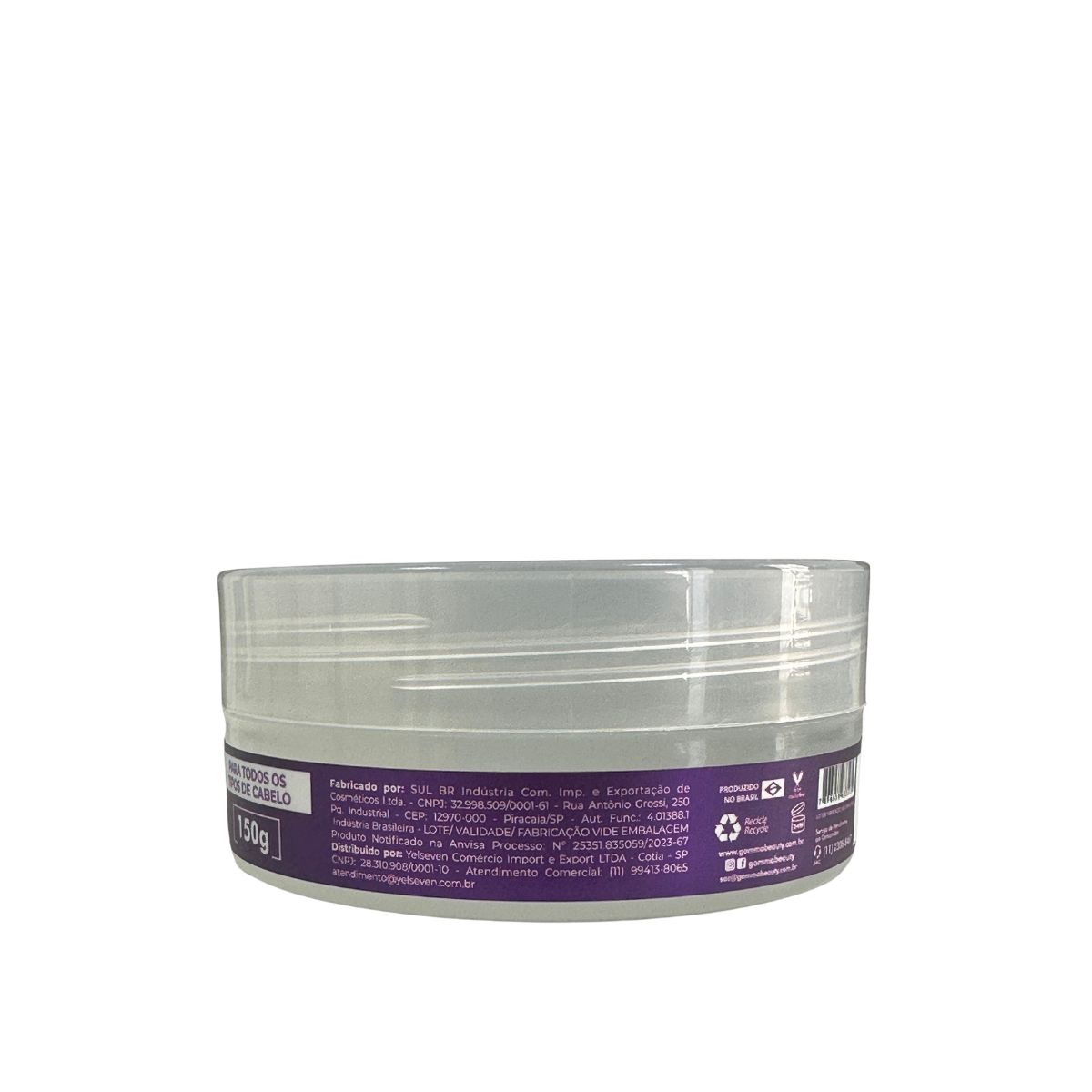PASTA MODELADORA UVA TRANSPARENTE GOMMA YELSEW 150G