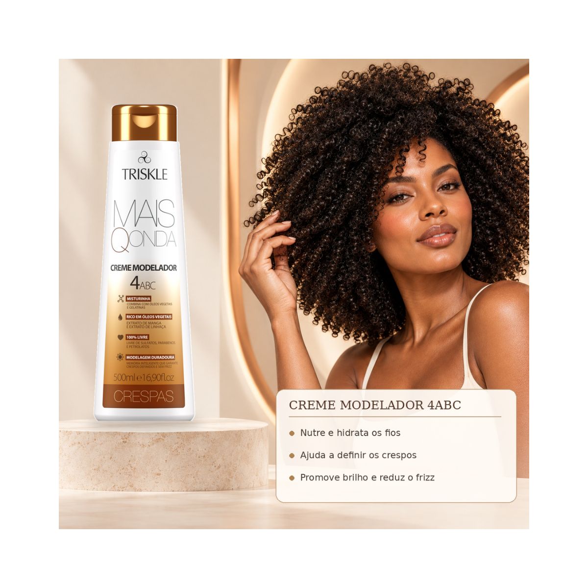 MODELADOR MAISQONDA CRESPOS TRISKLE 500ML