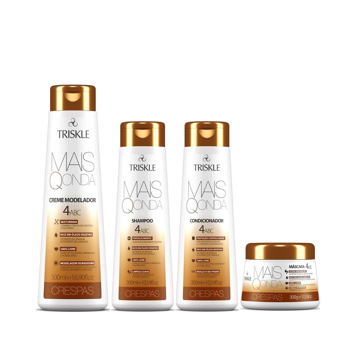 MODELADOR MAISQONDA CRESPOS TRISKLE 500ML