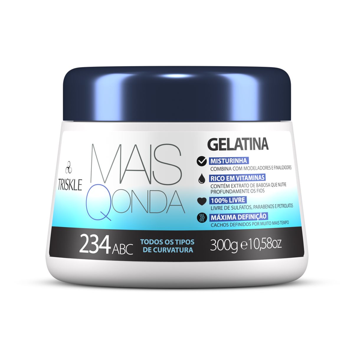 GELATINA CACHEADOS MAIS QONDA TRISKLE 300G