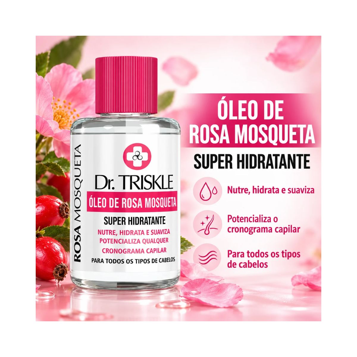 OLEO DE ROSA MOSQUETA TRISKLE 10ML