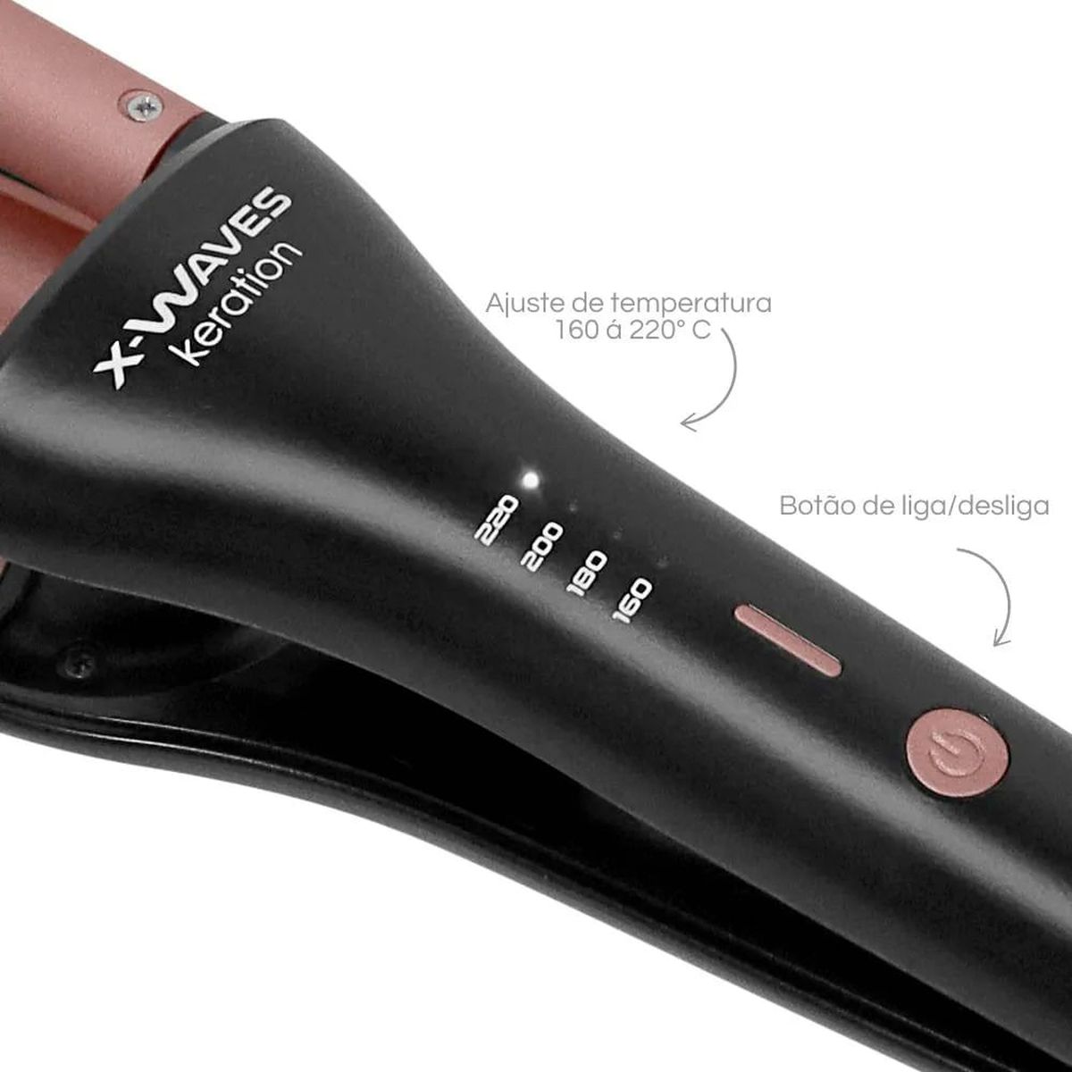 MODELADOR X-WAVES KERATION LED BIVOLT GAMA