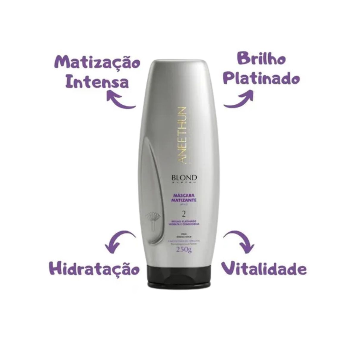 MÁSCARA MATIZANTE BLOND 360 ANEETHUN 250G