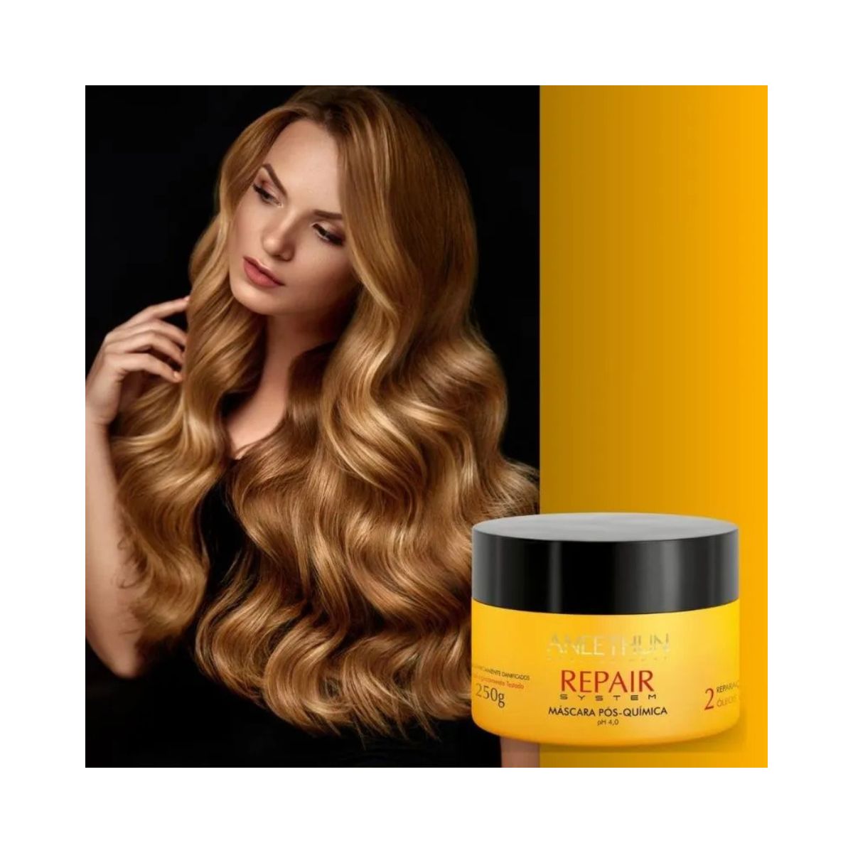 MÁSCARA PÓS-QUÍMICA REPAIR SYSTEM ANEETHUN 250G
