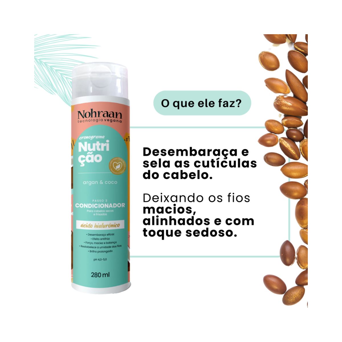 CONDICIONADOR NUTRIÇÃO NOHRAAN 280ML