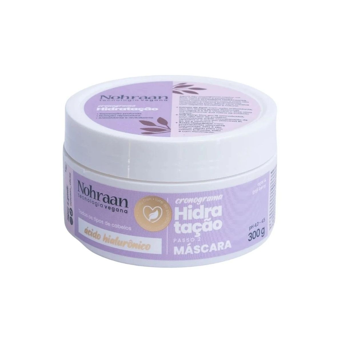 MÁSCARA DE HIDRATAÇÃO NOHRAAN 300G