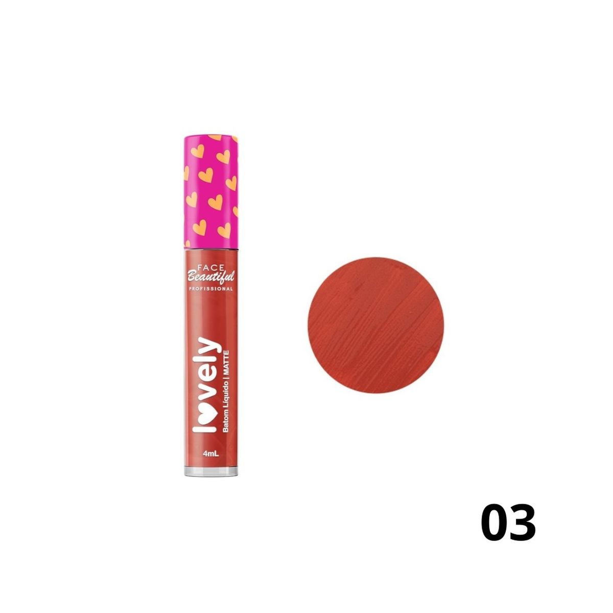 BATOM LIQ FACE BEAUTIFUL LOVELY MATTE 03 4ML