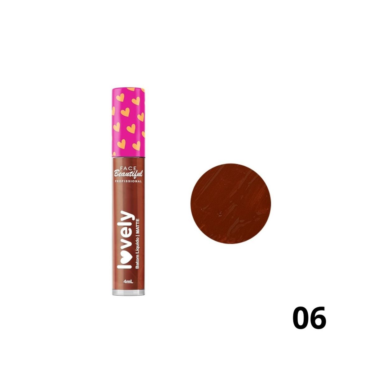 BATOM LIQ FACE BEAUTIFUL LOVELY MATTE 06 4ML