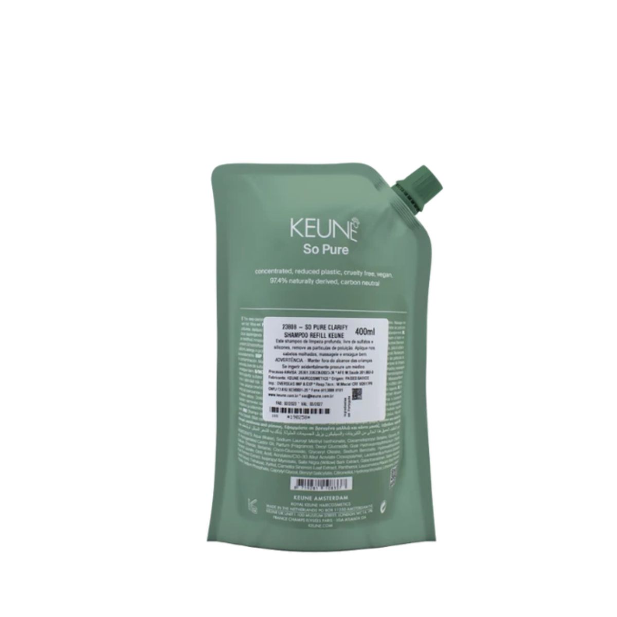 SHAMPOO SO PURE CLARIFY REFILL KEUNE 400ML
