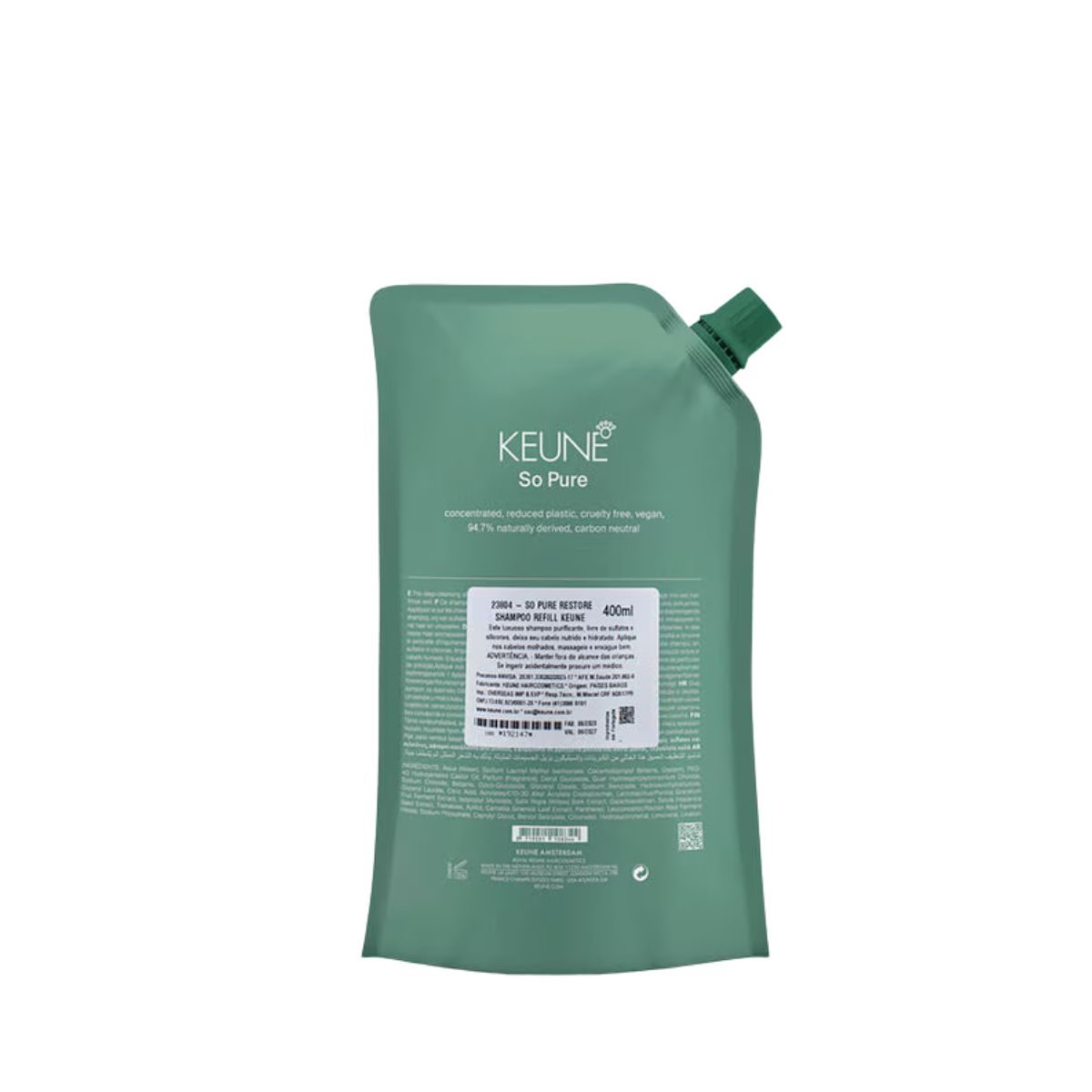 SHAMPOO SO PURE RESTORE REFILL KEUNE 400ML