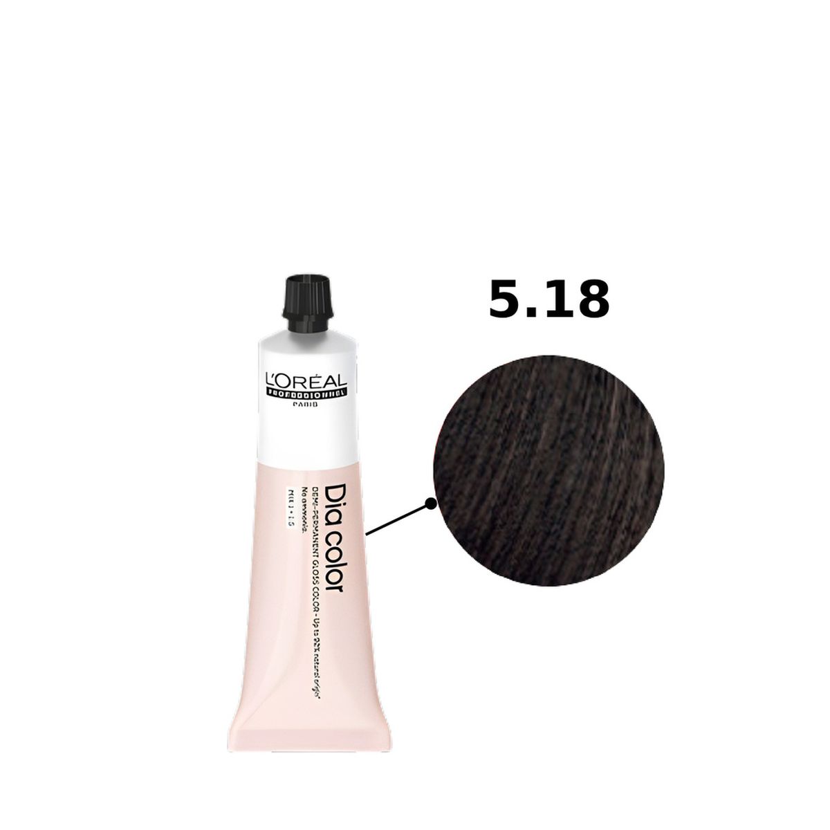TONALIZANTE DIA COLOR 5.18 CASTANHO CL ACINZ MARROM LOREAL PROFESSIONNEL 60G