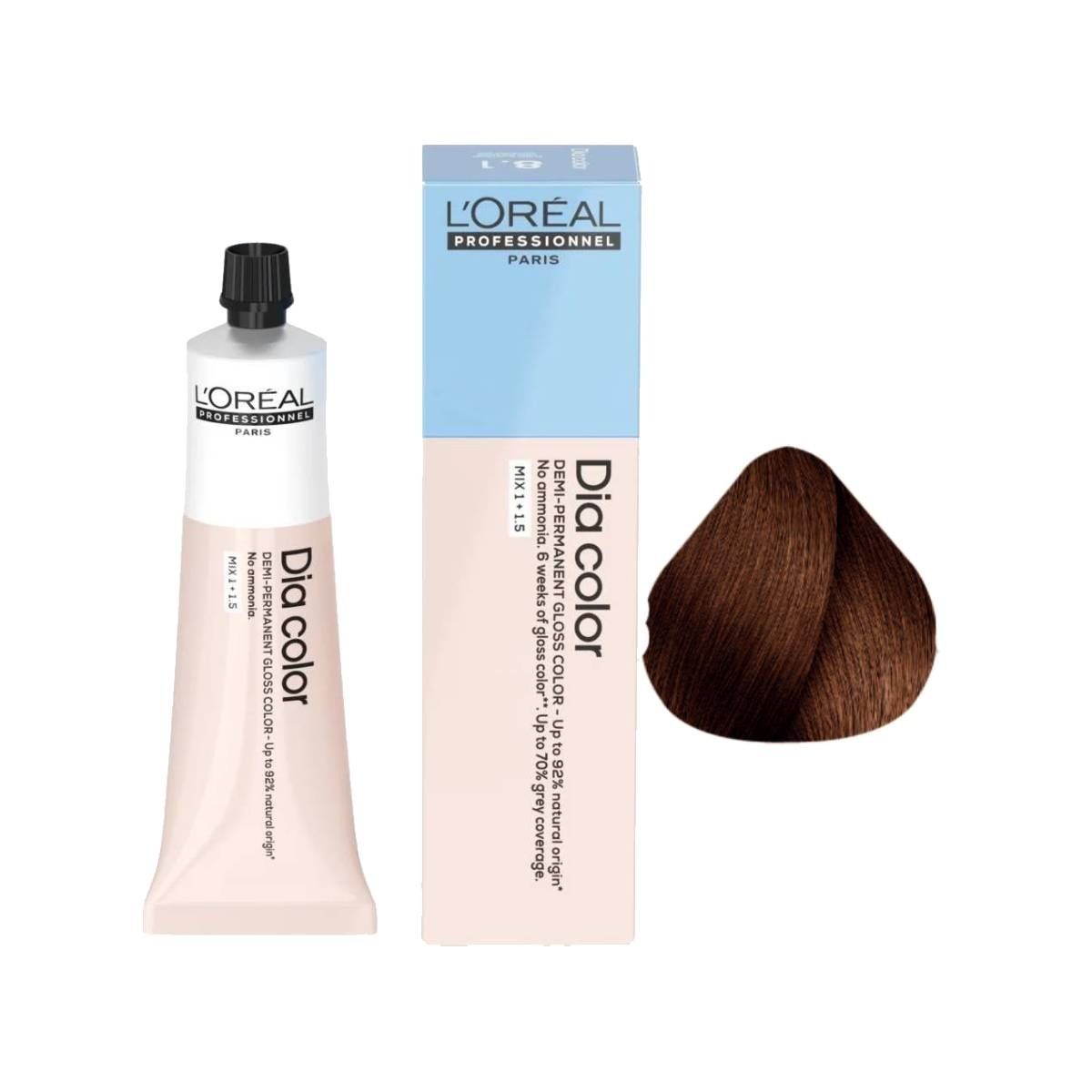 TONALIZANTE DIA COLOR 6.60 LOURO ESC VERM INTENSO LOREAL PROFESSIONNEL 60G