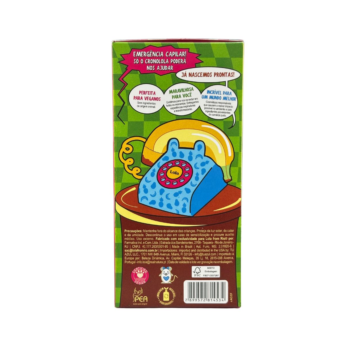 KIT FEIRA CRONOLOLA BANANA+ABACAXI+MAMÃO LOLA