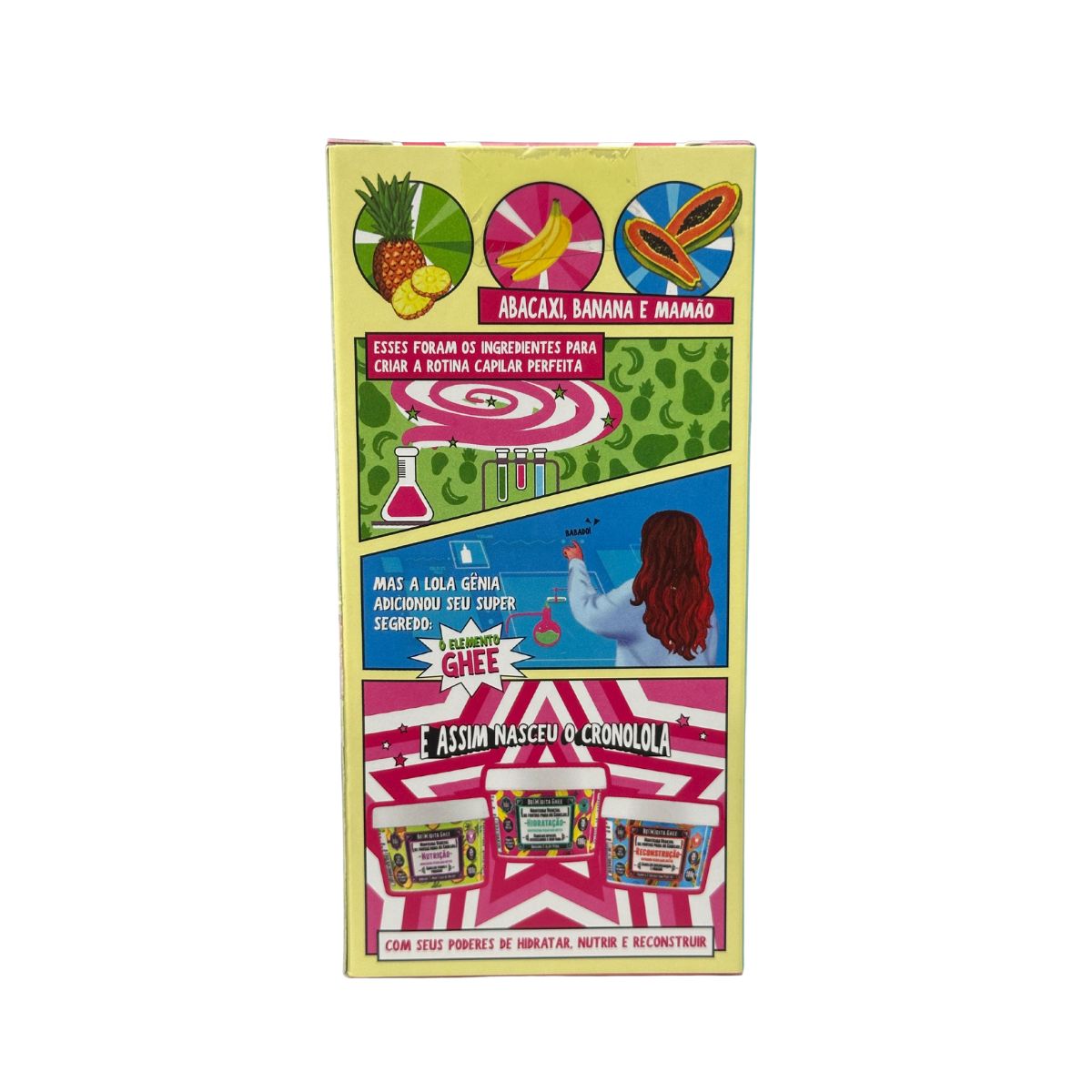 KIT FEIRA CRONOLOLA BANANA+ABACAXI+MAMÃO LOLA