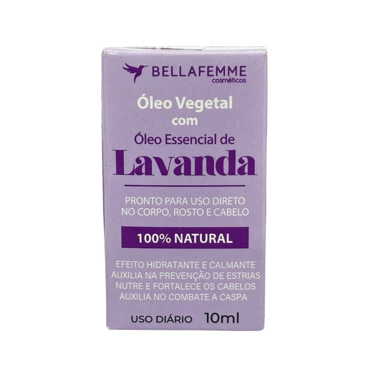 OLEO ESSENCIAL VEGETAL LAVANDA BELLA FEMME 10ML