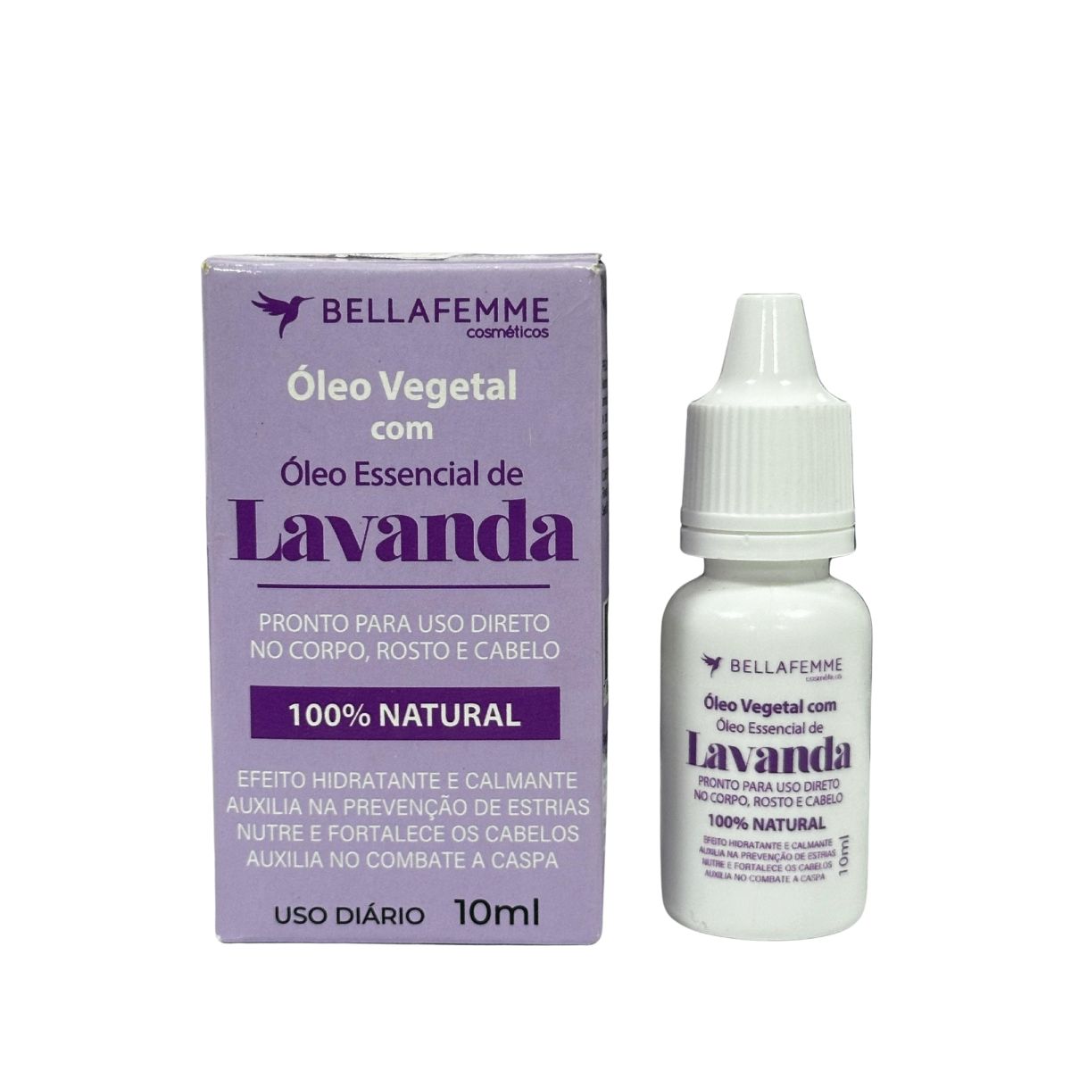OLEO ESSENCIAL VEGETAL LAVANDA BELLA FEMME 10ML