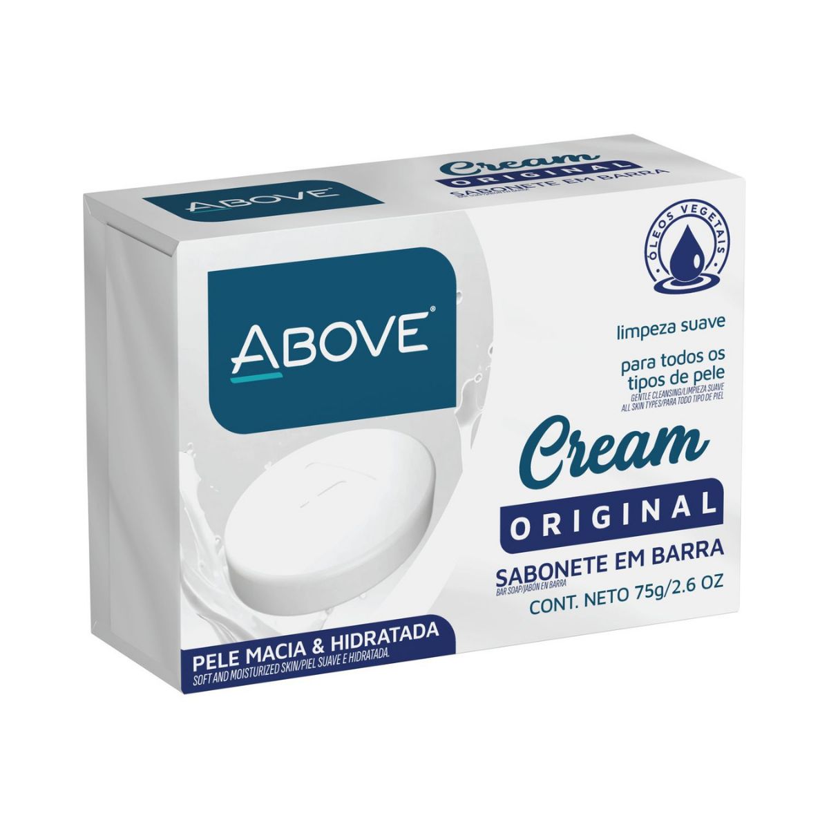 SABONETE ABOVE BARRA CREAM ORIGINAL 75G