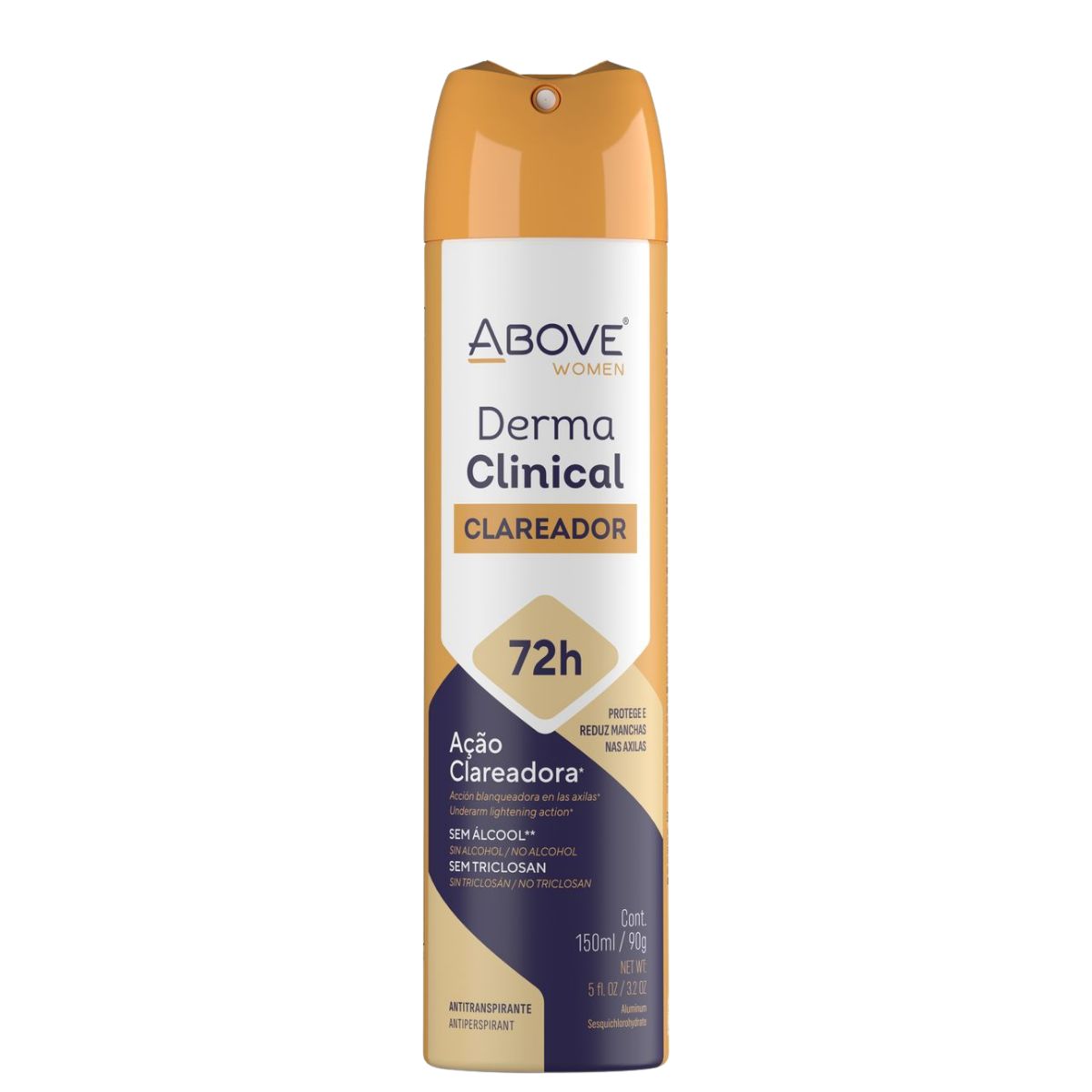 DEO ANTABOVE DERMACLINICAL WOMEN CLAREADOR 72H 150ML