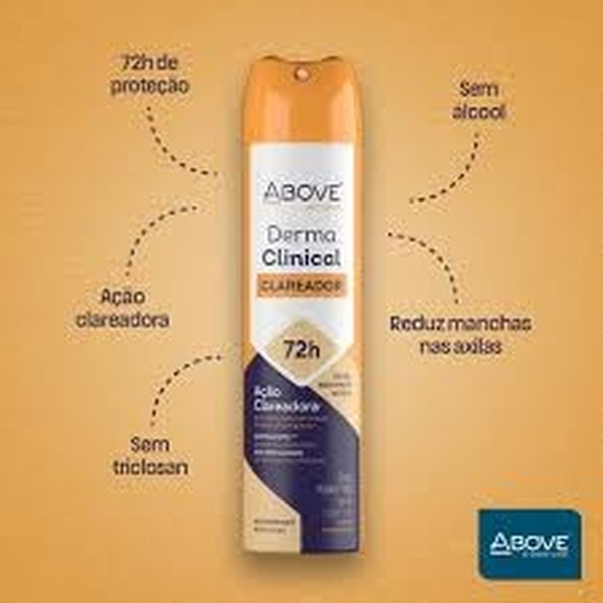 DEO ANTABOVE DERMACLINICAL WOMEN CLAREADOR 72H 150ML