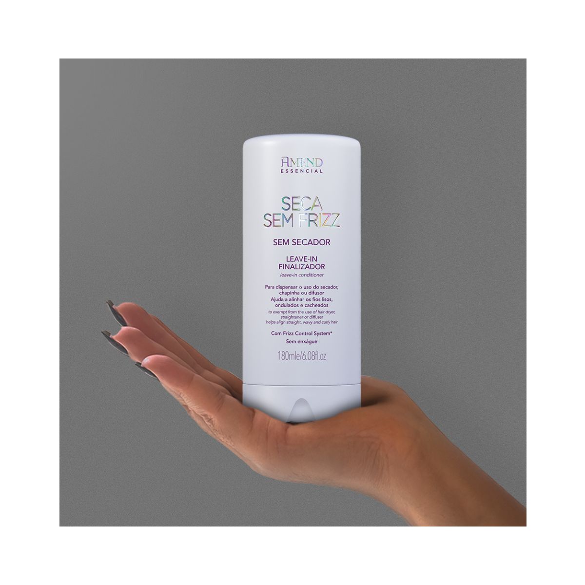 LEAVE-IN FINALIZADOR ESSENCIAL SECA SEM FRIZZ AMEND 180ML