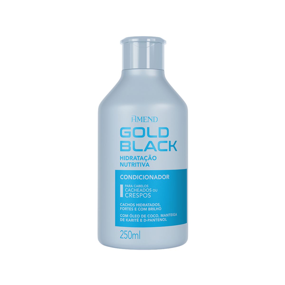 CONDICIONADOR GOLD BLACK HIDRATAÇÃO NUTRITIVA AMEND 250ML