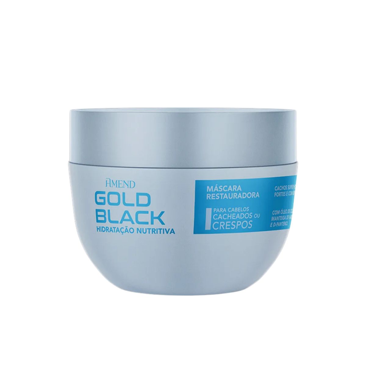 MÁSCARA GOLD BLACK HIDRATAÇÃO NUTRITIVA AMEND 250G