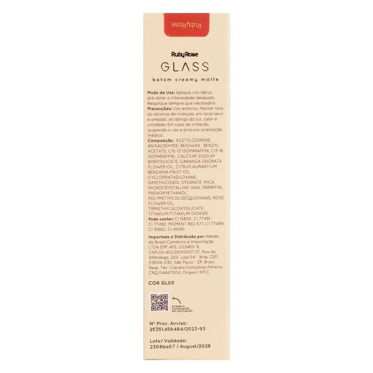 BATOM RUBY ROSE GLASS MATTE GL05