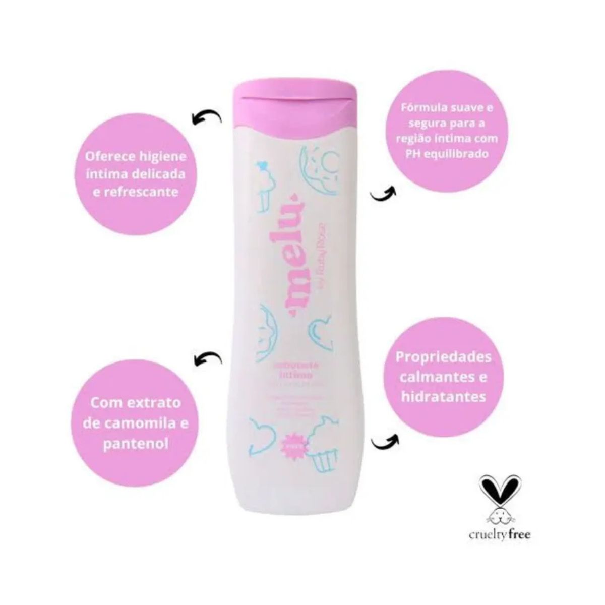 SABONETE INTIMO RUBY ROSE MELU CHERRY BLOSSOM 200ML