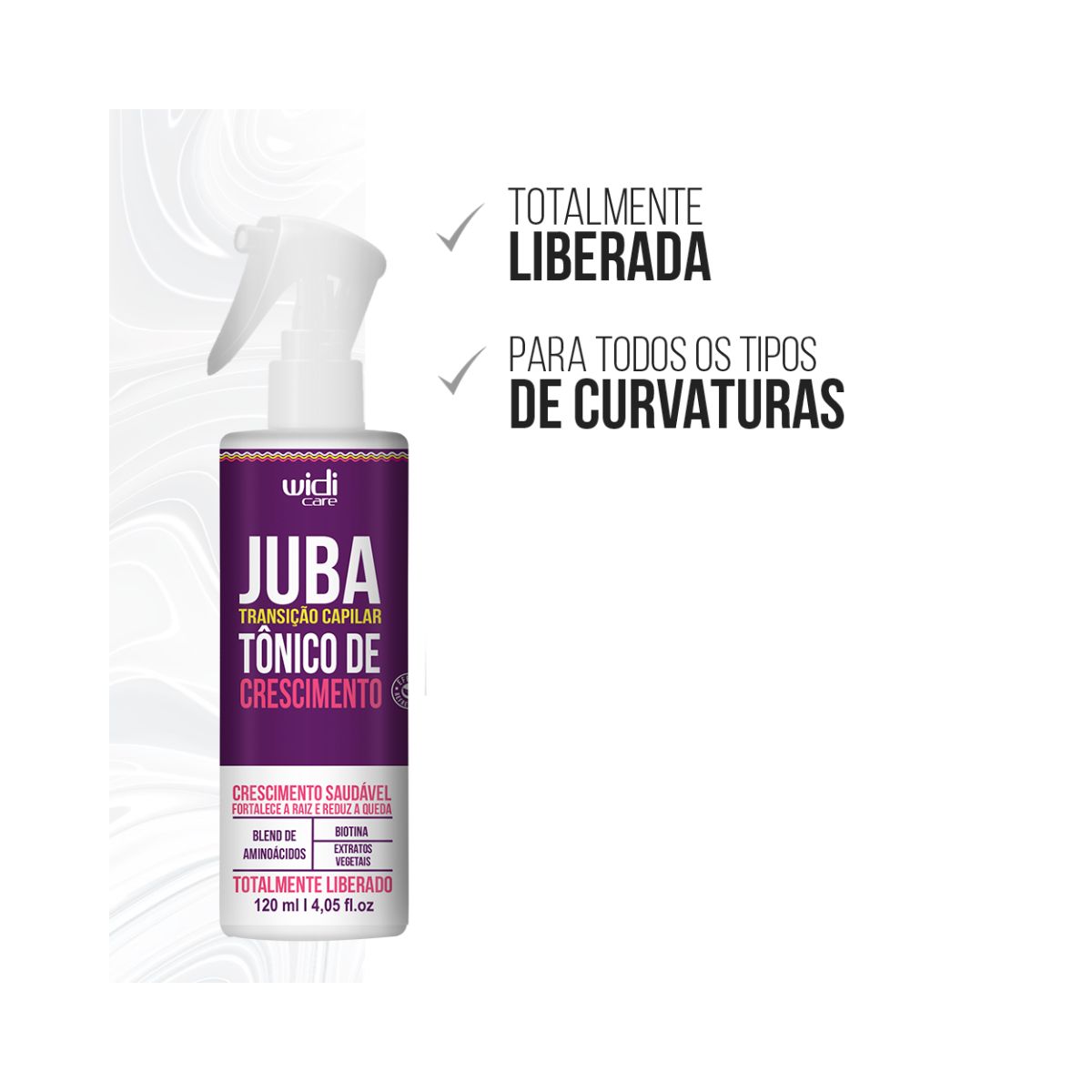 TÔNICO DE CRESCIMENTO JUBA TRANSIÇÃO CAPILAR WIDI CARE