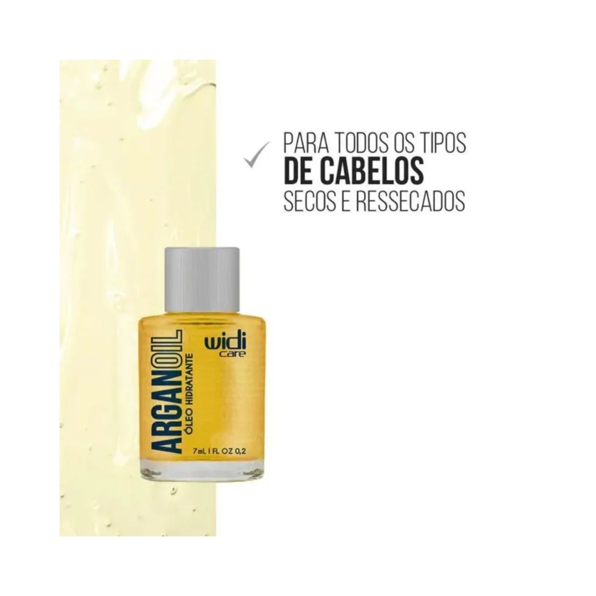 ÓLEO HIDRATANTE ARGAN OIL 7ML WIDI CARE