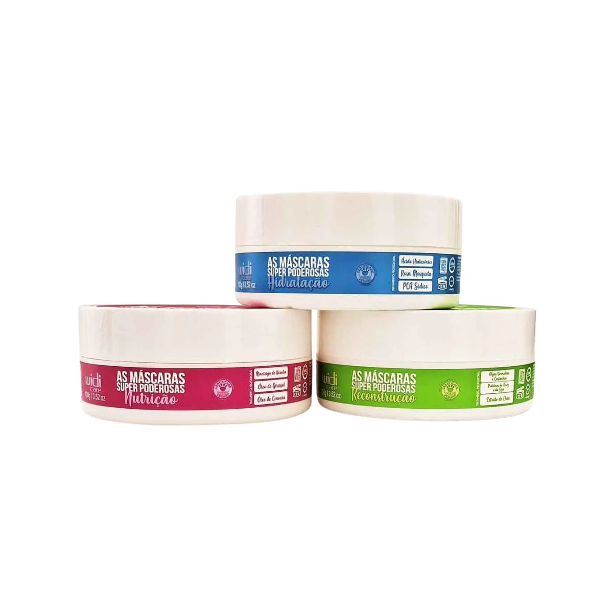 KIT SUPER PODEROSAS CRONOGRAMA CAPILAR WIDI CARE