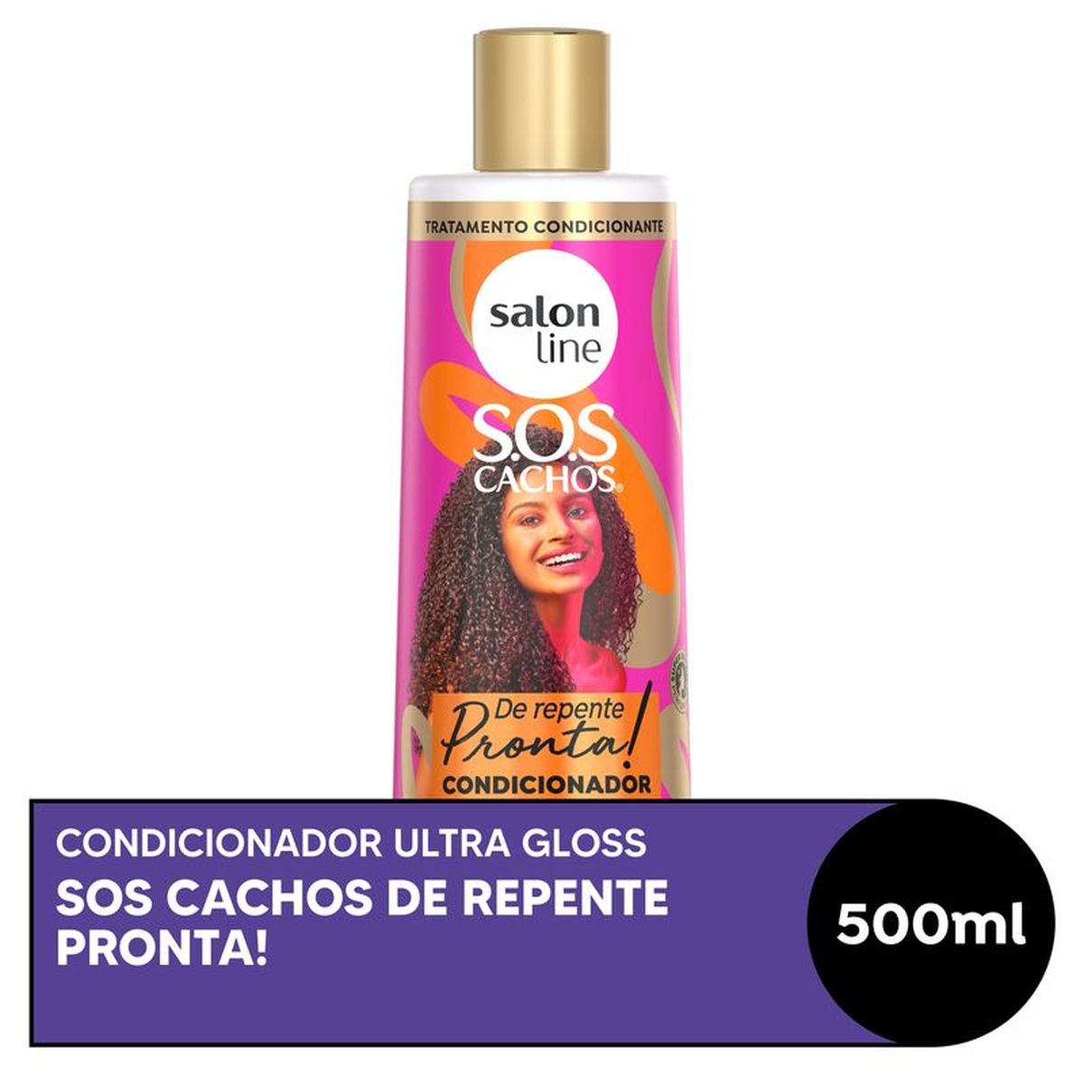 SOS CONDICIONADOR ULTRA GLOSS DE REPENTE PRONTA SALON LINE 500ML