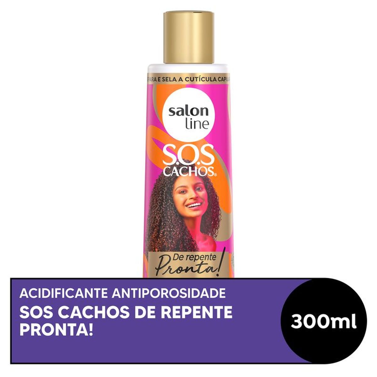 SOS ACIDIFICANTE CONDICIONANTE ANTIPOROSIDADE DE REPENTE PRONTA SALON LINE 300ML