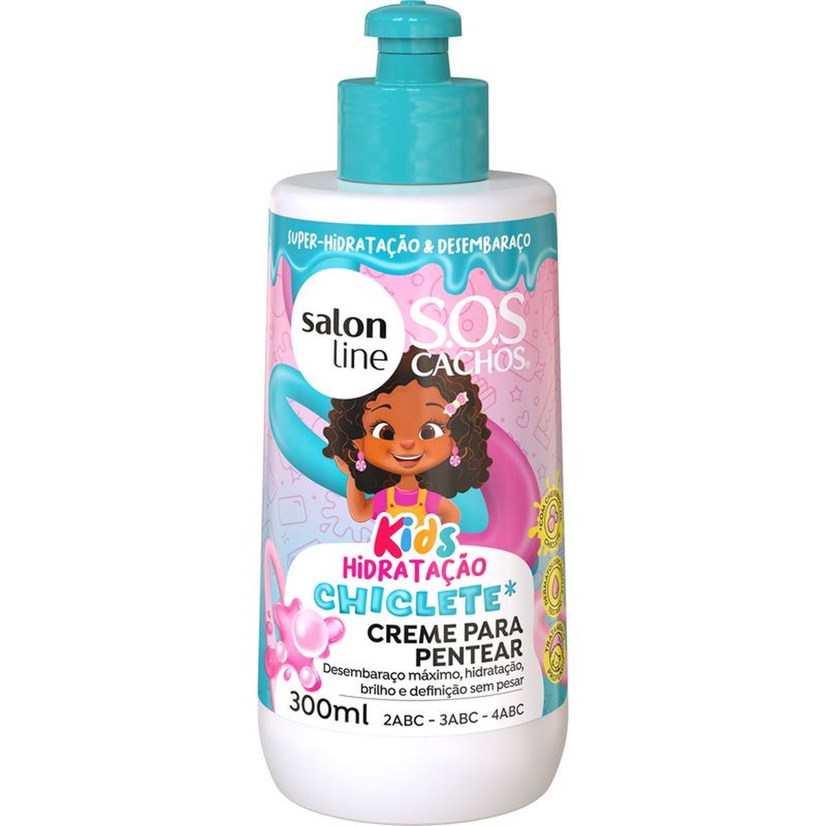 SOS CREME PENTEAR CONDICIONADOR CHICLETE KIDS 300ML