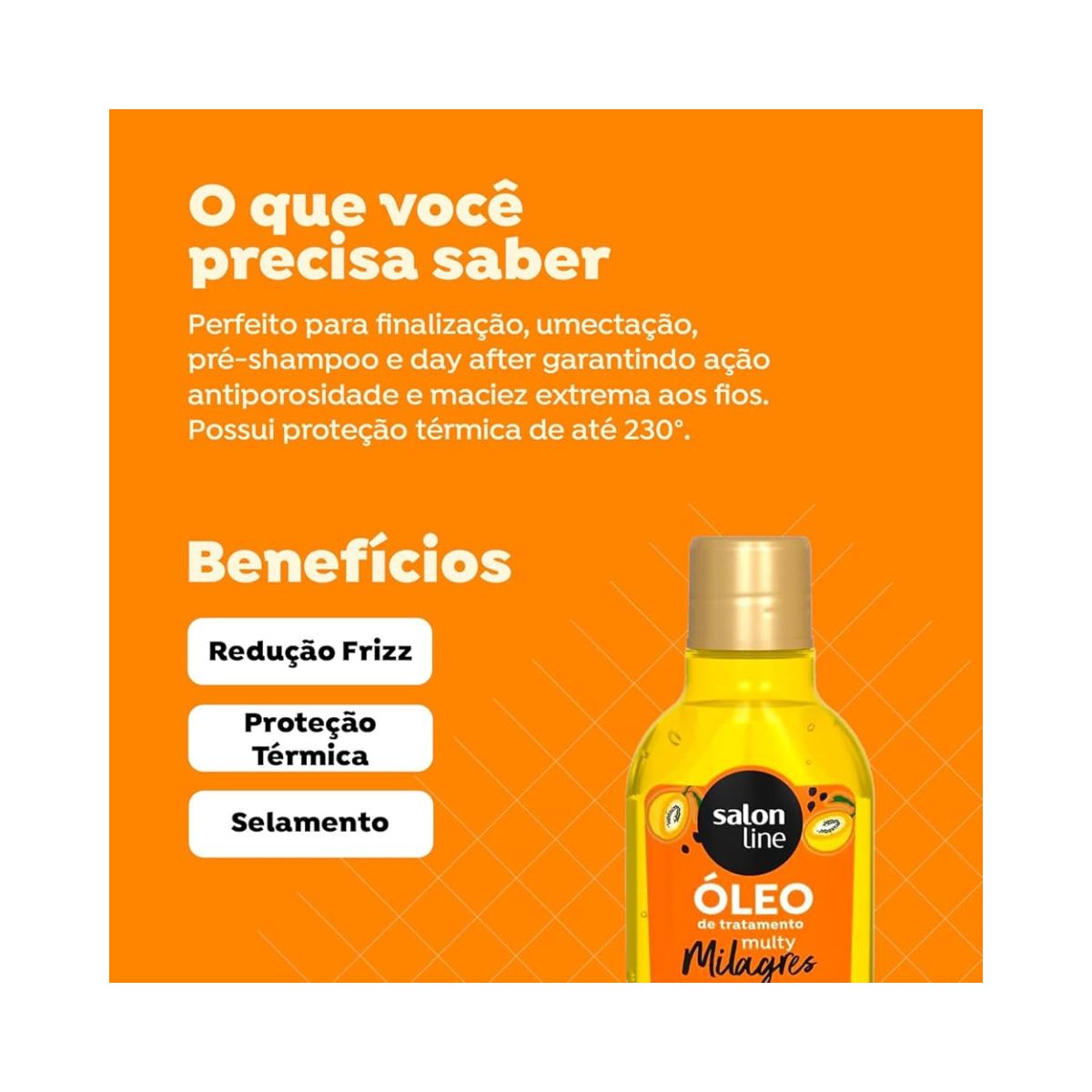 CACHOS DOS SONHOS OLEO CONDICIONADOR MARACUJA MULTY MILAGRES SALON LINE 50ML