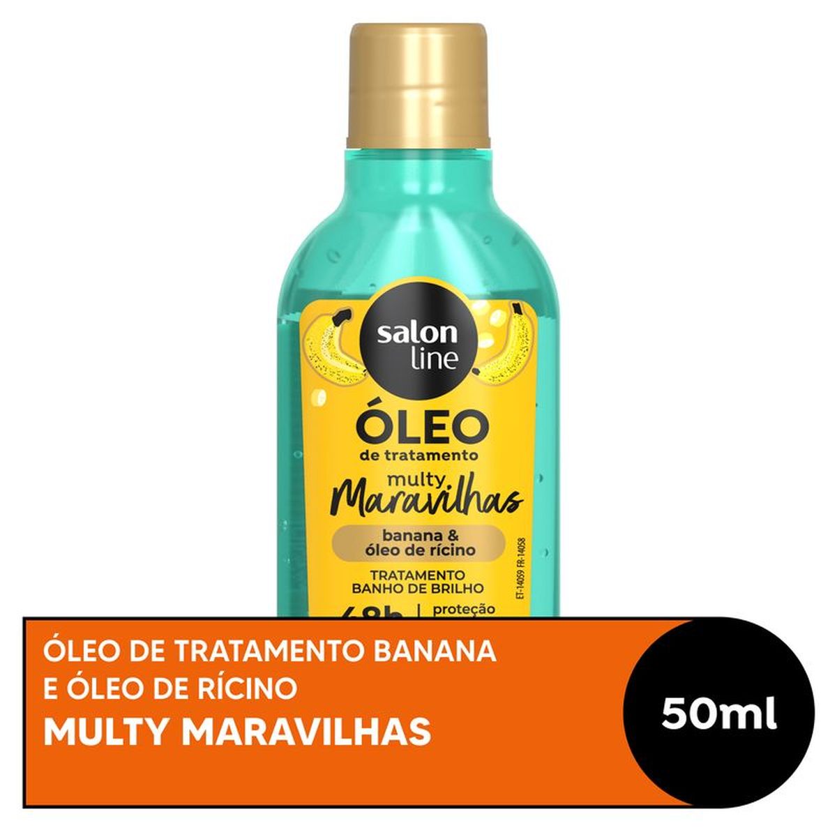 CACHOS DOS SONHOS OLEO CONDICIONADOR BANANA MULTY MARAVILHAS SALON LINE 50ML
