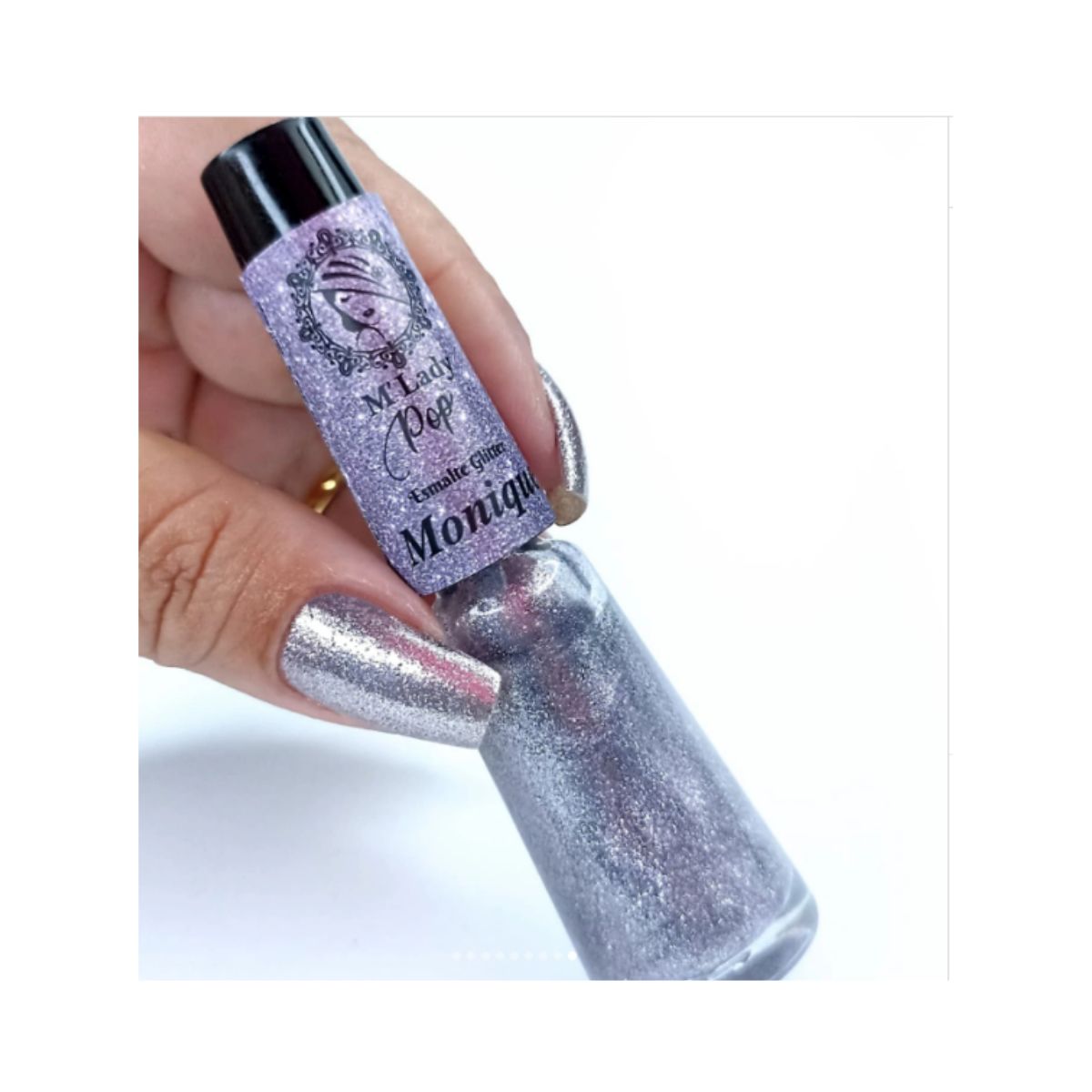 ESMALTE GLITTER MONIQUE M LADY POP
