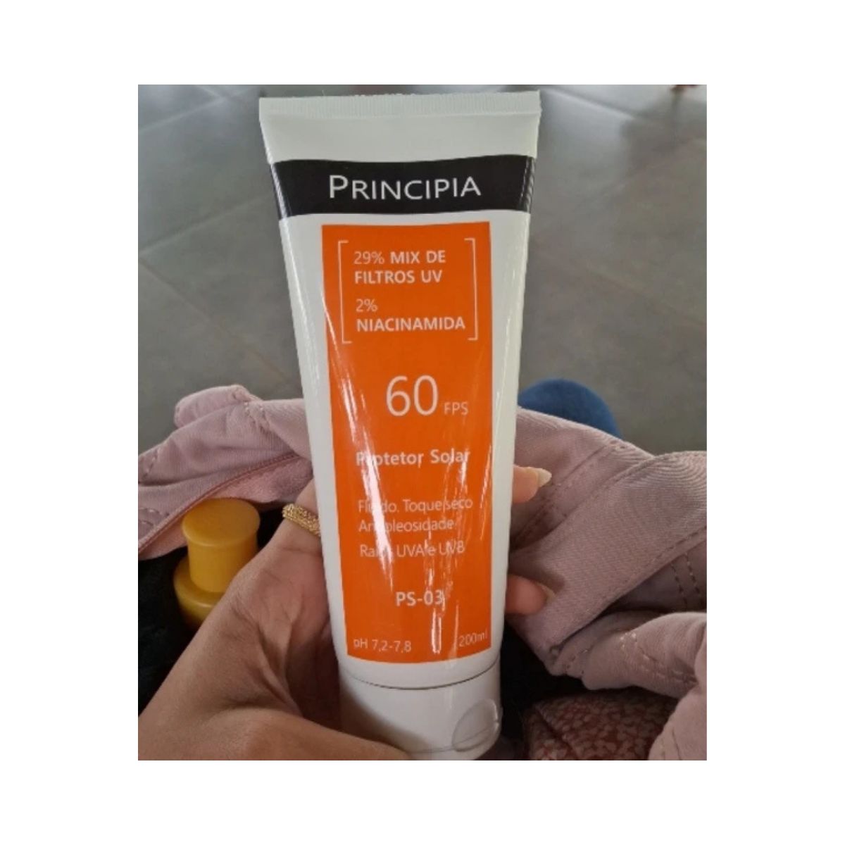 PROTETOR SOLAR CORPORAL FLUIDO FPS60 PS-03 200ML