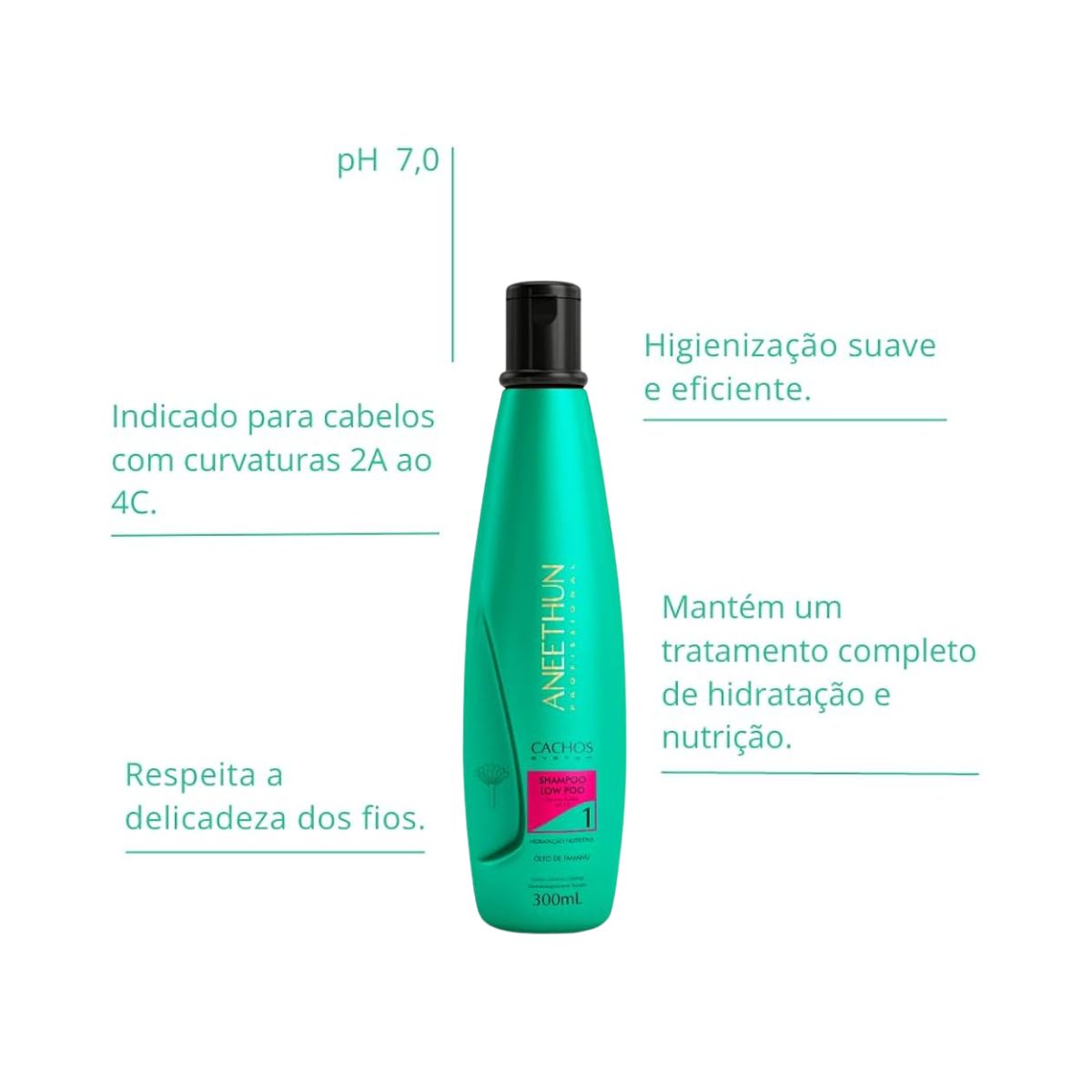 SHAMPOO LOW POO CACHOS SYSTEM ANEETHUN 300ML