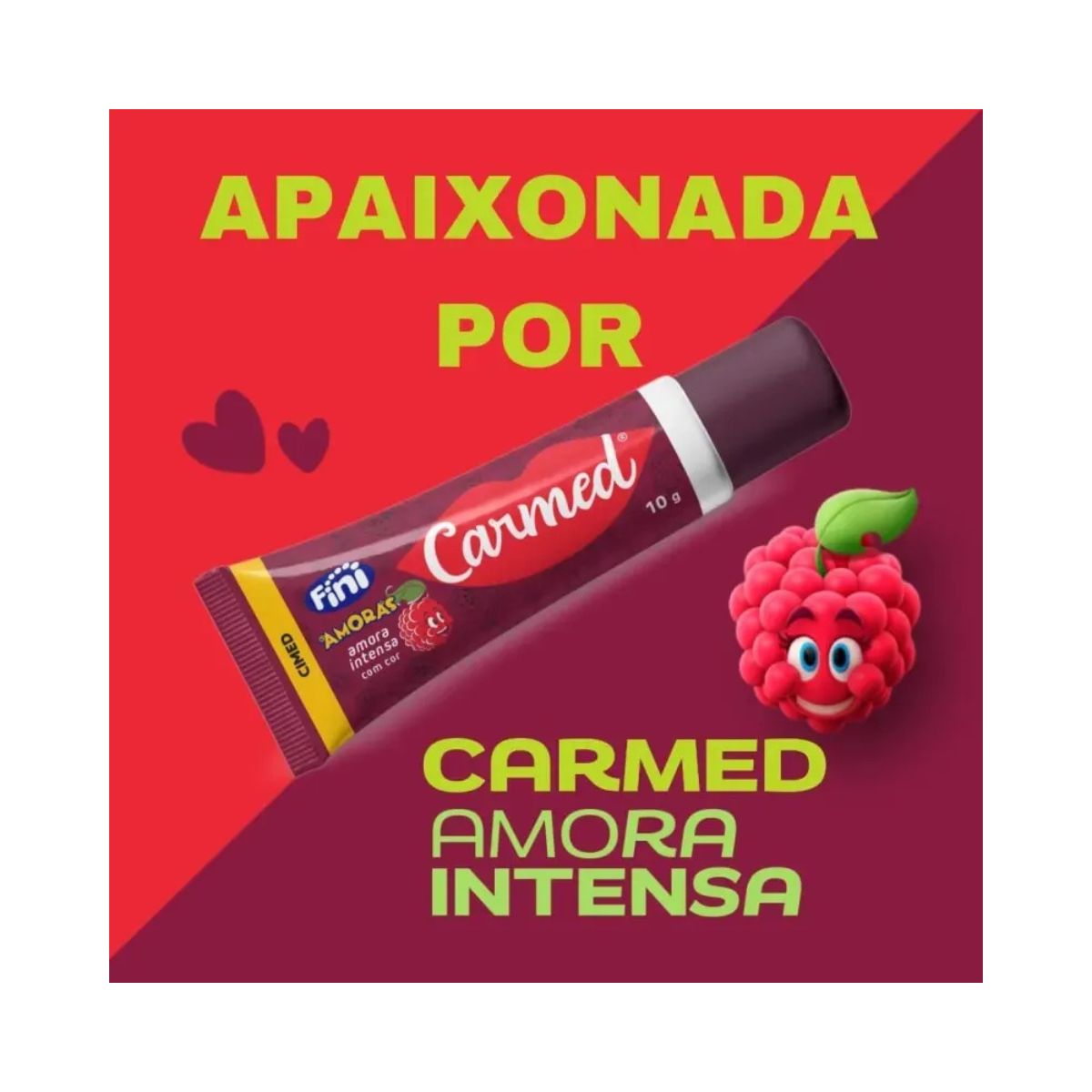 HIDRATANTE LABIAL AMORA INTENSA CARMED 10G
