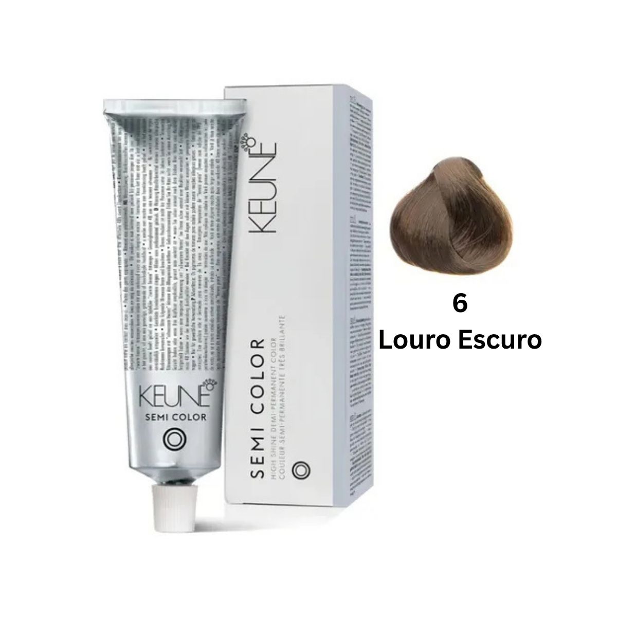 COLORAÇÃO SEMI COLOR 6 LOURO ESCURO KEUNE 60ML