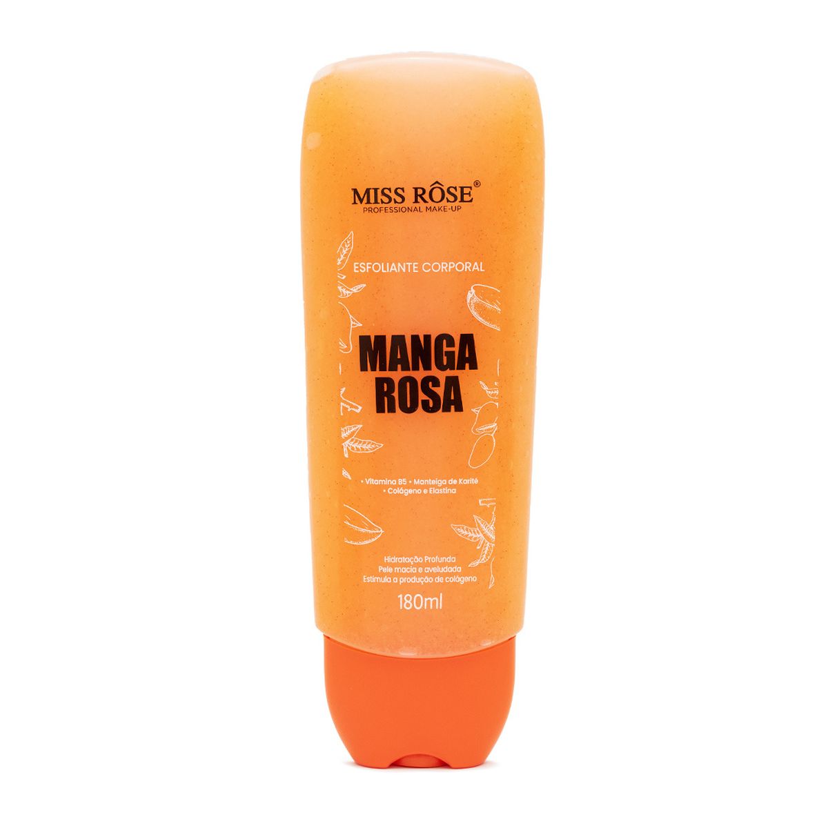 ESFOLIANTE CORPORAL MANGA ROSA MISS RÔSE 180ML