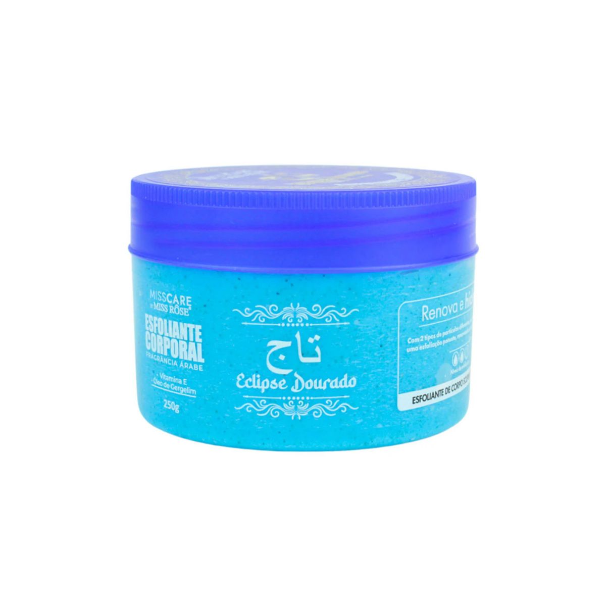 ESFOLIANTE CORPORAL FRAGRÂNCIA ÁRABE ECLIPSE DOURADO MISS RÔSE 250G