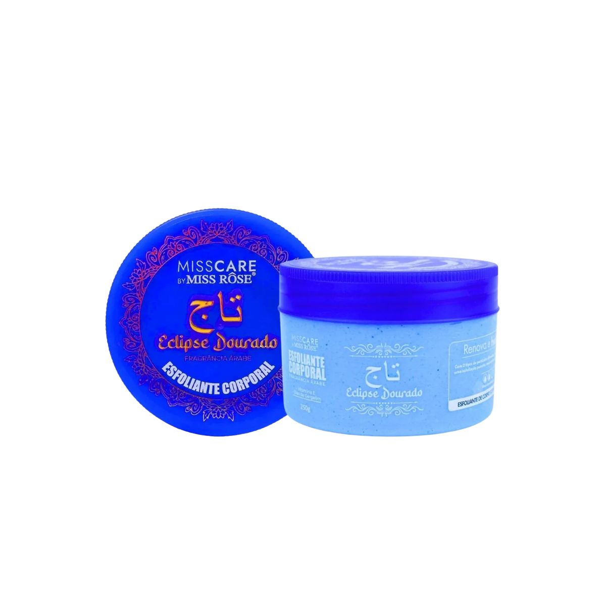 ESFOLIANTE CORPORAL FRAGRÂNCIA ÁRABE ECLIPSE DOURADO MISS RÔSE 250G