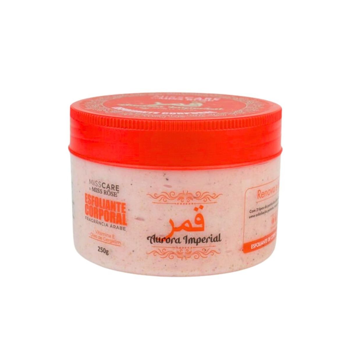 ESFOLIANTE CORPORAL FRAGRÂNCIA ÁRABE AURORA IMPERIAL MISS RÔSE 250G