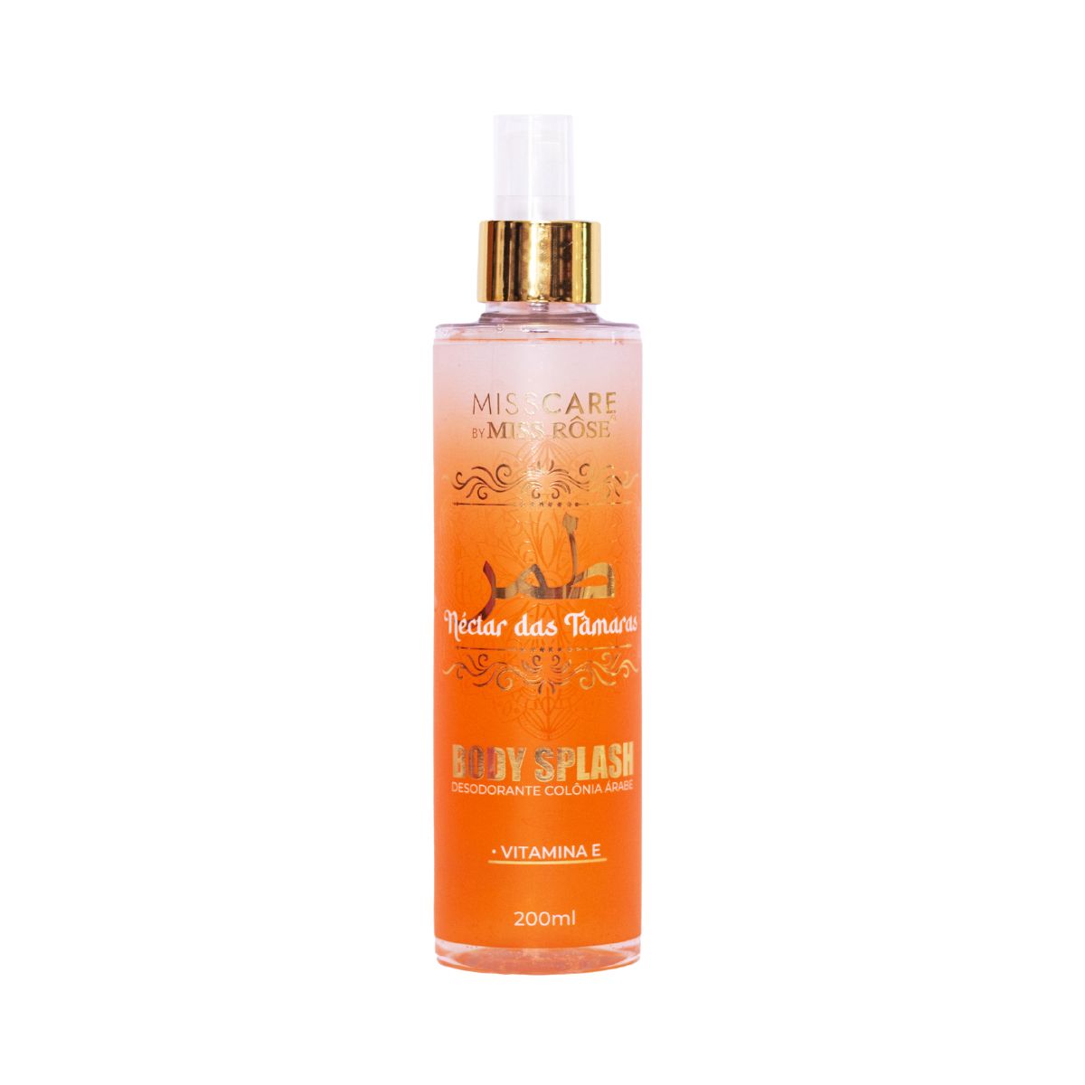 BODY SPLASH DESODORANTE COLÔNIA ÁRABE NÉCTAR DAS TÂMARAS MISS RÔSE 200ML